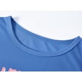 thumbnail image 4 of Topgal Tween Girls Long Sleeves & Pants Blue Flower Pajamas Outfit Soft Big Kids PJ Set Sleepwear Size 16, 4 of 7