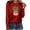 Red, variant on Plus Size Tops For Women 4X Cotton Dressy Long Sleeve Long Sleeve Shirts For Women Fall Blouses For Women 2025 Trendy Long Sleeve Tops For Women Loose Fit Graphic Pack