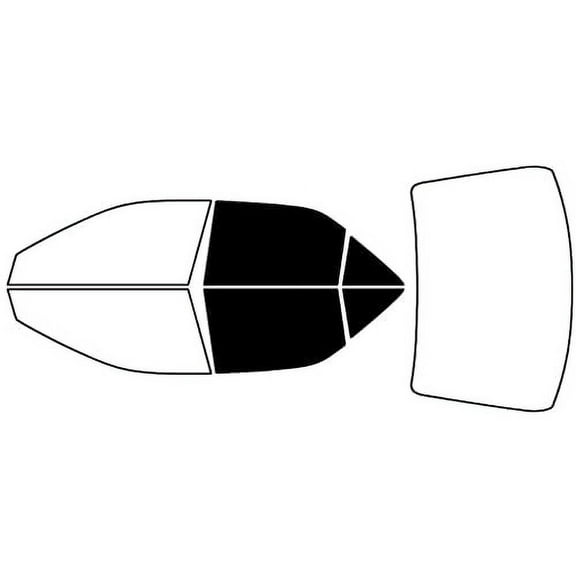 Rvinyl Car Window Pre Cut Tint Film Kit Back 5% Single Ply Fits Toyota Camry 2012-2014