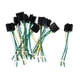 thumbnail image 1 of 10 Uds 12 / 24V 40A / 80A Conector De Arnés De Enchufe 4 piezas Para Camión Yotijar Enchufes de relé de cuatro hilos de 4 hilos, 1 of 7