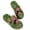 Green, variant on Utoimkio Athletic Hiking Sandals for Women Comfortable Walking Sandals Women's Vintage Dimensional Flower Material Stitching Sandals Vintage Wedge Shoes