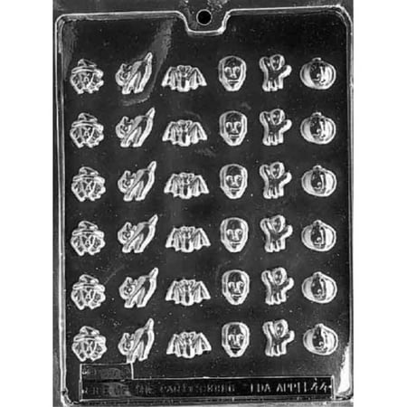 - Cybrtrayd Life of the Party H044 Halloween Deco Skull Witch Pumpkin Cat Ghost Chocolate Candy Mold in Sealed Protective Poly Bag Imprinted with Copyrighted Cybrtrayd Molding Instructions