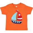 thumbnail image 3 of Inktastic Sailing Boat, Sailor, Sailing, Sails, Boat, Ship Boys Toddler T-Shirt, 3 of 5