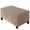 Beige, variant on Eurhowing Ottoman Cover, Rectangular Storage Ottoman Slipcovers, Stretchable Jacquard Footrest Stool Furniture Protector, Dark Gray, L