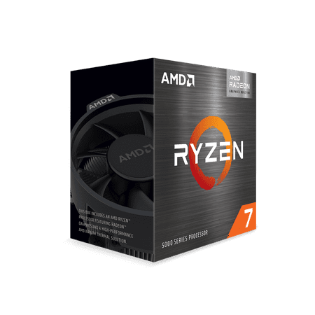 AMD - Ryzen 7 5700G 8-Core - 16-Thread - (4.6 GHz Max Boost) Unlocked Desktop Processor - Black