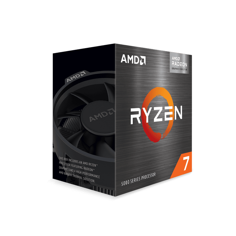 AMD Ryzen 7 5700G 8-Core 3.8 GHz Socket AM4 65W 100-100000263BOX Desktop  Processor AMD Radeon Graphics