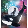 thumbnail image 6 of Puzzled Resin Orca Killer Whale Snow Globe (45mm), 3.9 Inch Tall Figurine Intricate & Meticulous Detailing Art Handcrafted Sculpture Tabletop Centerpiece Accent Marine Life Animal Themed Home Décor, 6 of 7