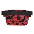 thumbnail image 3 of Fuzoiu Bats And Spiders Print Unisex Square Double Layer Waist Bag,Crossbody Fanny Pack Travel Workout Accessory, 3 of 9