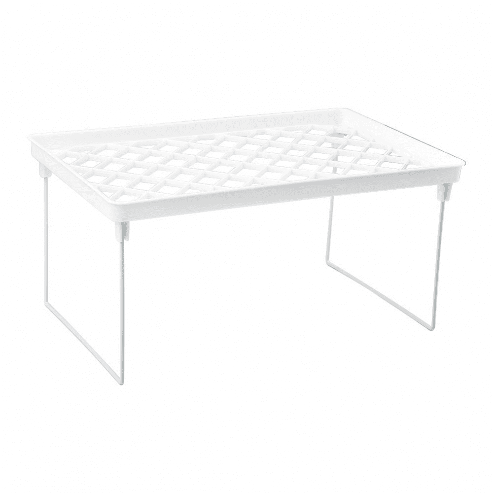 QIFEI Storage Shelf Rack PP +Metal Cupboard, Plate, Dish