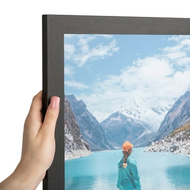 ArtToFrames 12x16 Inch Coffee Picture Frame, This Brown MDF Poster Frame is Great for Your Art or Photos, Comes with 060 Plexi Glass (4024)