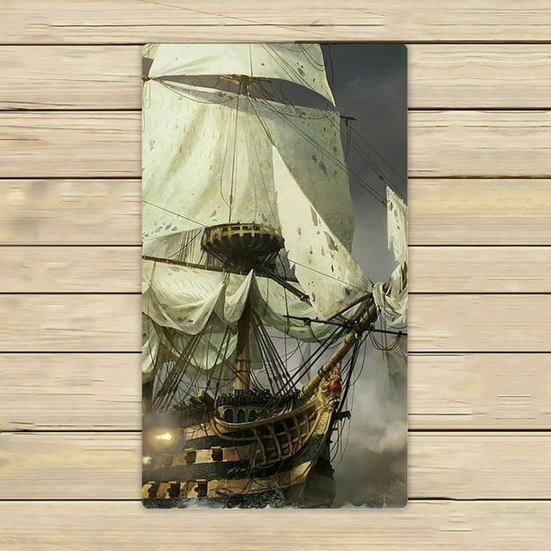 pirate bath towels