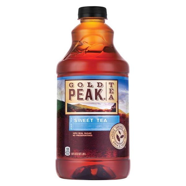 Gold Peak Sweet Iced Tea 64 oz Plastic Bottles Pack of 8
