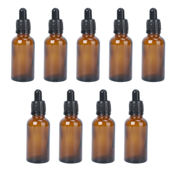 KONTONTY 9 Pack Perfume Refill Bottles Essential Oil Refillable Travel