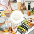 thumbnail image 2 of Bol multifuncional para lavar frutas y verduras, colador de frutas mejorado con asa y dos capas plegables para lavar fruta, 2 of 7