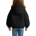 thumbnail image 7 of Mitankcoo Girls Hooded Quilted Jacket Full Zip Padded Coat with Pockets Lightweight Warm Winter Outerwear 1-10Y, 7 of 7