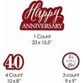 thumbnail image 5 of Big Dot of Happiness We Still Do - 40th Wedding Anniversary - Yard Sign & Outdoor Lawn Decorations - Anniversary Party Yard Signs - Set of 8, 5 of 8