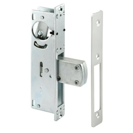 Entry Door Deadbolt Lock, 1-1/8 in.Backset,Anodized Aluminum Plate,Steel (Best Entry Doors 2019)