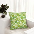 thumbnail image 6 of Yiaed Kiwi Lemon Print Pillow Covers Super Soft Decorative Square Throw Pillow Covers Case Cushion Covers for Sofa Couch Bedroom Car Decor（No pillow core）-12"x12", 6 of 7