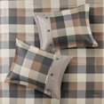 thumbnail image 2 of Gracie Mills Nanette 7-Piece Bufallo Plaid Printed Herringbone Comforter Set - GRACE-9319, 2 of 5