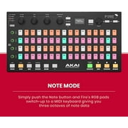 Akai AKAI Professional Fire (Controller Only) - USB MIDI Controller for FL Studio with 64 pad RGB Clip / Drum Pad Matrix