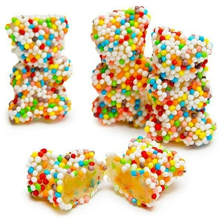 FirstChoiceCandy  Crispy Crunchy, Rainbow Gummy Bears - 2 Pound