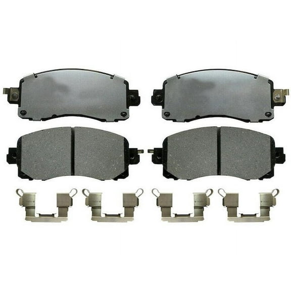 Front Brake Pad Set - Compatible with 2017 - 2022 Subaru Impreza 2018 2019 2020 2021