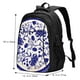 thumbnail image 5 of Balery Blue And White Porcelain Pattern Mochila con carga USB para hombre y mujer - Mochila impermeable y antirrobo para portátil con puerto USB para viajes, trabajo, estudios y universidad, 5 of 7