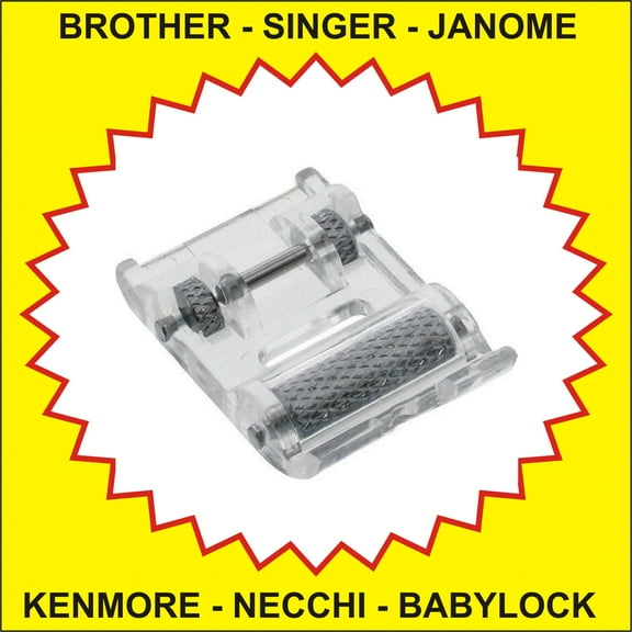 Roller Foot Fits Singer, Brother, Janome, Babylock, Kenmore, Necchi & More See Description