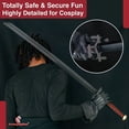 thumbnail image 6 of Armory Replicas Final Foam Ninja Katana Sword with Nylon Back Sheath – 42.5" LARP Cosplay Replica with Chain Accent, 6 of 11
