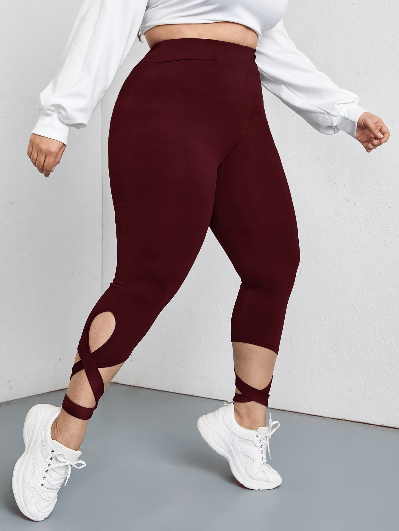 snowflake leggings plus size