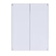 thumbnail image 2 of 3 Folds Lighted Vanity Makeup Mirror LED Light Table Mirror Portable Travel Cosmetic Mirror Countertop Cosmetic Mirror White, 2 of 5