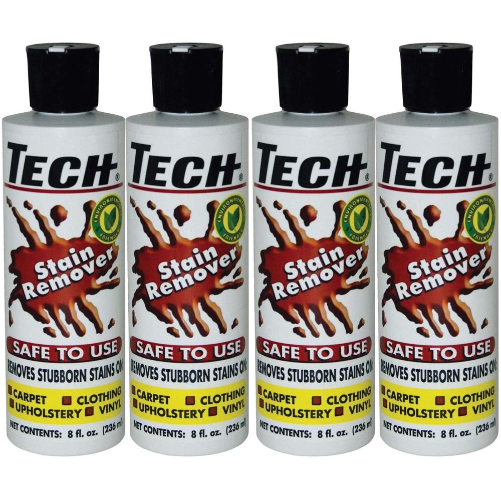Tech MultiPurpose Stain Remover 8 oz, Pack of 4
