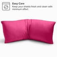 thumbnail image 3 of Bare Home Body Pillowcase - Zipper Closure - Ultra Soft - Double Brushed - Pink, 3 of 9