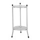 thumbnail image 1 of Elegante soporte metálico de dos niveles, 7,87" x 2,95" x 4,92" (2 niveles, blanco), 1 of 8