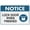 Warning Sign 3, variant on Notice Lifesaving Equipment For Emergency Use Only Sign 8"x12"ch Rust Free Aluminum Easy To Read & Sturdy Keep Out Outdoor Metal Signs For Home Farm Yard
