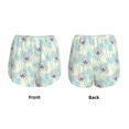 thumbnail image 5 of Picia French Bulldog 3 Pattern Women's 2 in 1 Athletic Running Shorts High Waisted Workout Casual Gym Sweat Shorts with Comfy Liner Zipper Pockets-X-Large, 5 of 9