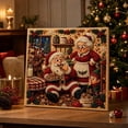 thumbnail image 5 of Christmas Pearl Art Kit Santa Diamond Art DIY Kit with Crystal Pearl Beads for Adults Fall Home Decor Wall Art Gift for Christmas Craft Lovers Mom Friends,D, 5 of 6