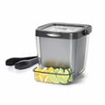 thumbnail image 4 of OXO 11169200 3 Piece Plastic Insulated Ice Bucket Bin with Lid and Tong Set, 4 of 5