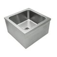 thumbnail image 3 of 19″ x 22″ x 12″ Stainless Steel Floor Mop Sink | 304 Stainless Steel | NSF, 3 of 6