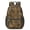 Camo and Grass, variant on Camo and Grass Brown Pattern 17" School Backpacks for Teens,Waterproof Oxford Fabric,S-Shape Padded Straps for School,Travel,Hiking,Camping