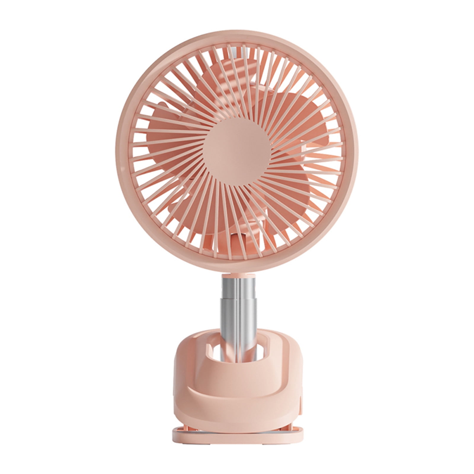 Ventilateur Bureau Ventilateur USB JISULIFE - Pince 4000mAh 4 Vitesses - Silencieux Pour Poussette, Bureau, Lit Batterie 4000mah