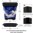 thumbnail image 3 of HemaKayy Decorative Planter Pot Set - Perfect for Small Plants - Colorful Design With Drainage Hole - Ideal for Home and Garden Decor - Set of 8 - Unique Marble Texture, 3 of 6
