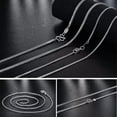 thumbnail image 6 of K-KED Real Pt950 Pure Platinum 950 Necklace For Women Men Wheat Link Chain M-clasp-20in-1.9mm-7.75-7.9g, 6 of 9