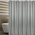 thumbnail image 5 of Qiweii Farmhouse Shower Curtain, Linen Rustic Heavy Duty Fabric Shower Curtain Set Waterproof, 5 of 5