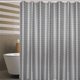 thumbnail image 5 of Gray Checkered Waterproof Shower Curtain Bathroom Decor Polyester Fabric With Hooks For Tub Wet Dry Separation, 5 of 6