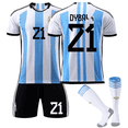 thumbnail image 4 of Camiseta Argentina Soccer Wear Uniforme Kits de fútbol Número 10 Mes si Jersey Football Jersey Argentina Original 2022 Sincero Hogar, 4 of 6