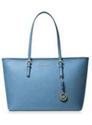 Michael Kors MICHAEL Jet Set Large Saffiano Leather Tote Bag Blue - $85  (84% Off Retail) New With Tags - From Alyssa