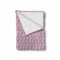 thumbnail image 2 of Colorful Soft Flannel Fleece Blanket, Hand Drawn Style Paintbrush Geometric Ornament with Rough Stained Texture Effect, Cozy Plush for Indoor and Outdoor Use, 60" x 80", Multicolor, by Ambesonne, 2 of 6
