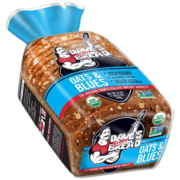 Dave' Organic Oats & Blues - Rye breads for food services