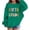 Green, variant on KAUOD Back to School Sweatshirt Girls Boys FIFTH GRADE Oversized Drop Shoulder Pullover Top 2026 First Day of School Preppy Clothes